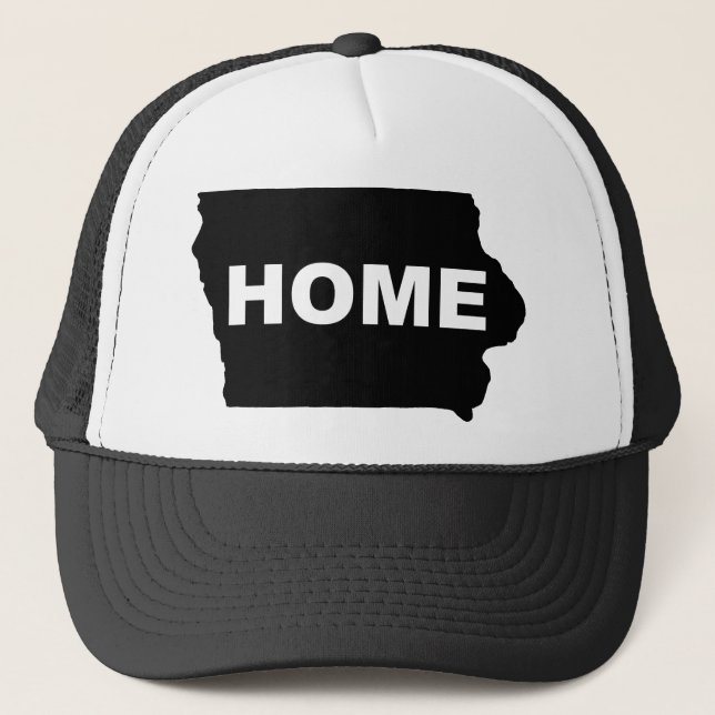 Boné Chapéu de Bola Iowa Casa Longe do Estado (Frente)