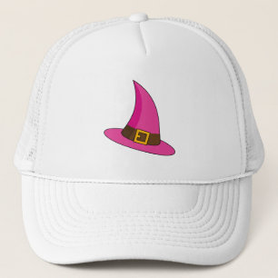 Boné Chapéu de Bruxa Rosa