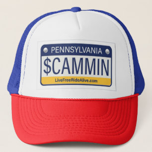 Boné Chapéu de caminhão da placa $cammin