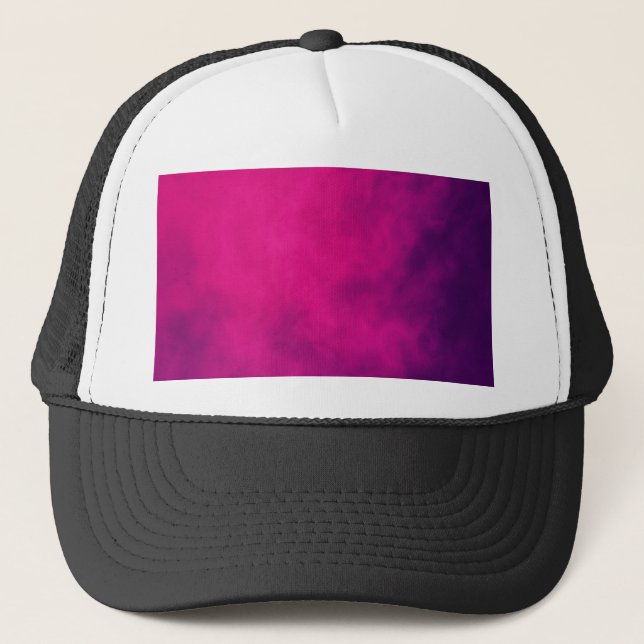 Boné Chapéu de Caminhão de Fumaça Neon-Rosa - Personali (Frente)