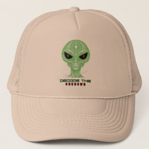 Boné Chapéu de Caminhoneiro Alienígena Engraçado – Pres