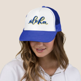 Boné Chapéu de Caminhoneiro Aloha