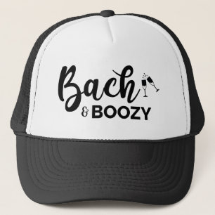 Boné Chapéu de Caminhoneiro Bach & Boozy para Festa de