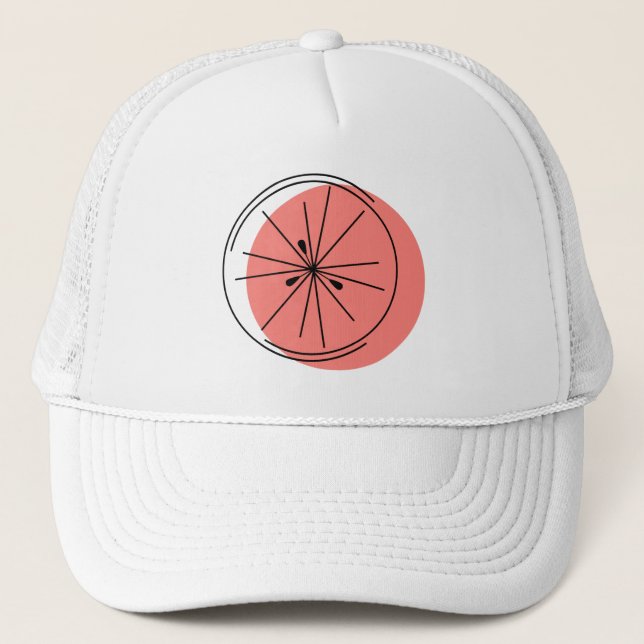 Boné Chapéu de caminhoneiro Citrus Pink (Frente)