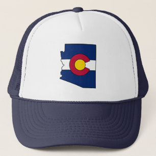 Boné Chapéu de caminhoneiro da Arizona do Colorado flag