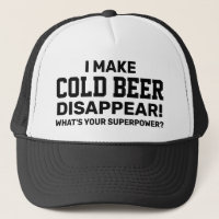 Chapéu De Caminhoneiro De Cerveja Fria (Personaliz