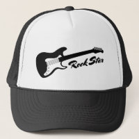 Chapéu de caminhoneiro de guitarra Rock