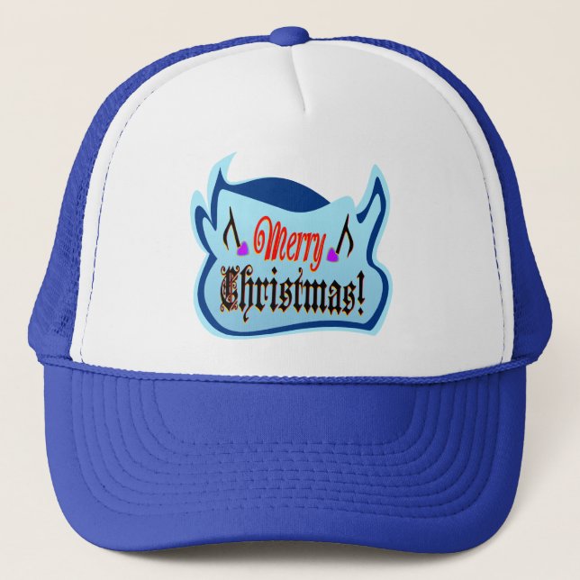 Boné ♫♥Chapéu de Caminhoneiro de Natal Stylish♥♪ (Frente)