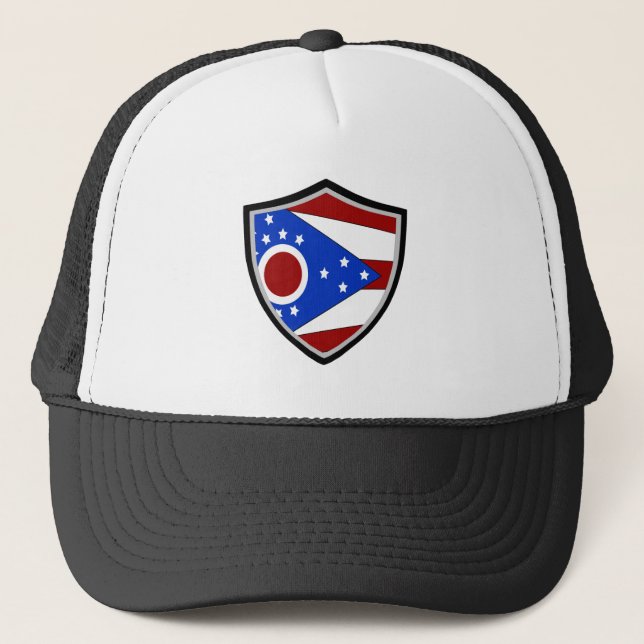 Boné Chapéu de caminhoneiro de Ohio (Frente)