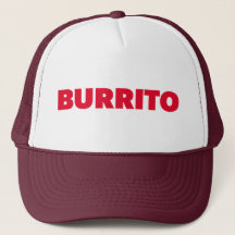 Chapéu de caminhoneiro divertido do BURRITO