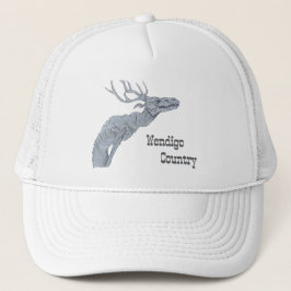 Boné Chapéu de Caminhoneiro Wendigo Country Folclore Al