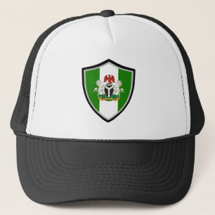 Boné Chapéu de camionista de armas de bandeira da Nigér