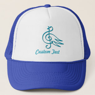 Boné Chapéu de camionista de pássaro azul