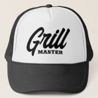 Chapéu de camionista do Mestre Grill para chefe de