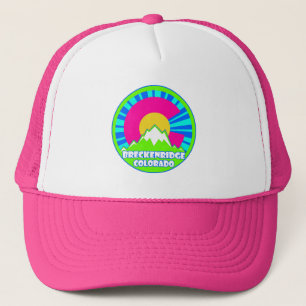 Boné Chapéu de camionista neon do Colorado em Breckenri