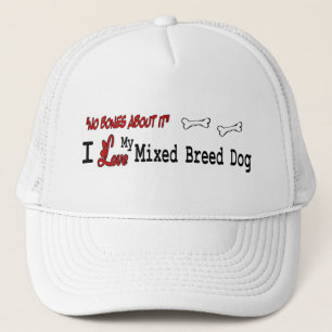 Boné Chapéu de Cão de Raça Misto (I Love)