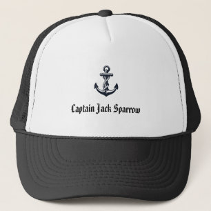 Boné Chapéu de Capitão Personalizado - Âncora Náutica