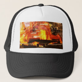 Boné chapéu de carro clássico de arte quente