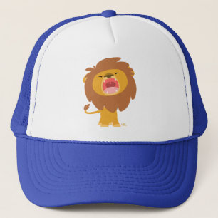 Boné Chapéu de Cartoon de Leão Corajoso