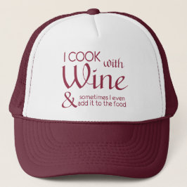 Boné Chapéu de Citação de Vinho