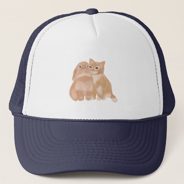 Boné chapéu de coelho e gato! (Frente)