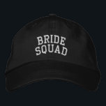 Boné Chapéu de Despedida de Solteira Bordado Bride Squa<br><div class="desc">Chapéu de Despedida de Solteira Bordado Bride Squad</div>