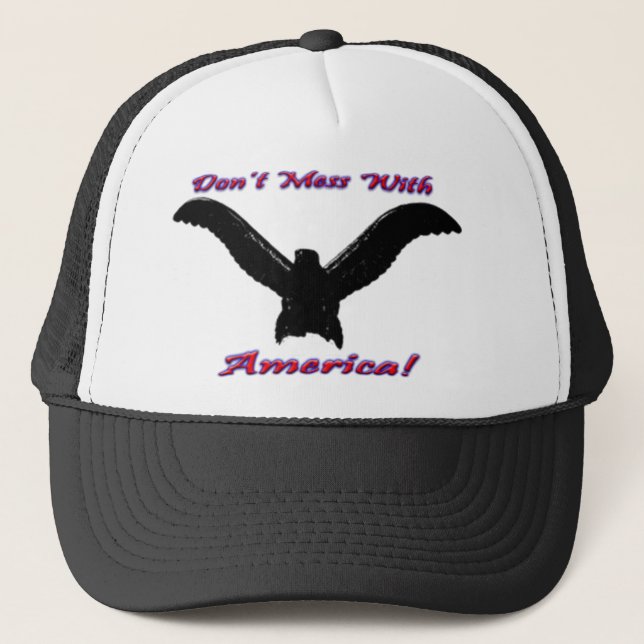 Boné Chapéu de Eagle do americano (Frente)