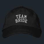 Boné Chapéu de festa de despedida de solteira com borda<br><div class="desc">Chapéu de festa de despedida de solteira com bordado Equipe da Noiva</div>