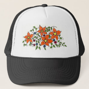 Boné Chapéu de Flor