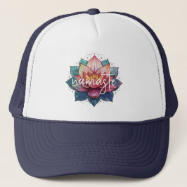 Boné Chapéu de flor Namaste lotus