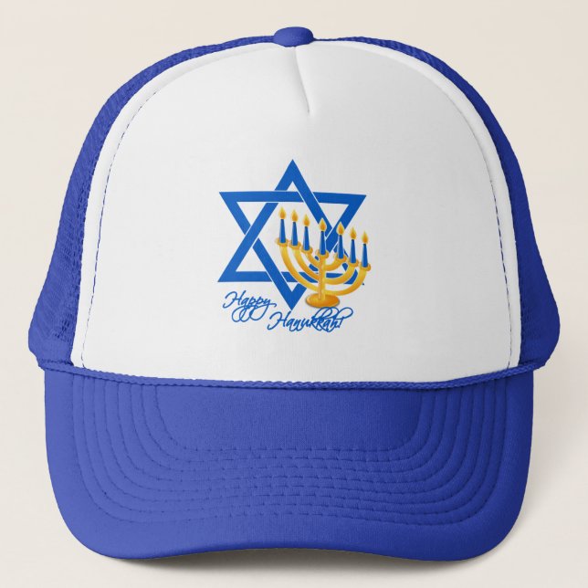 Boné Chapéu de Hanukkah, escolha cor (Frente)