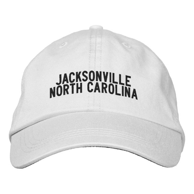 Boné Chapéu de Jacksonville Carolina do Norte (Frente)