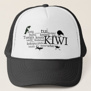 Boné Chapéu de Kiwiana - animais icónicos de Nova