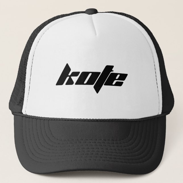 Boné Chapéu de KOTE preto e branco (Frente)