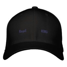Boné Chapéu de Lã Preto Estampado Royal King - Roupa Es