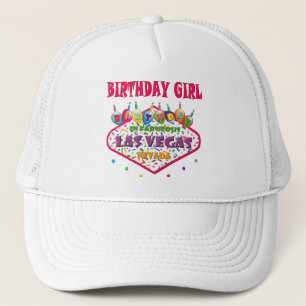 Boné CHAPÉU de Las Vegas da MENINA do ANIVERSÁRIO