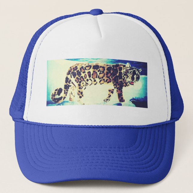 Boné Chapéu de leopardo-da-neve (Frente)
