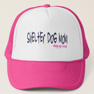 Boné Chapéu de Mãe de Cachorro de Abrigo (rosa)