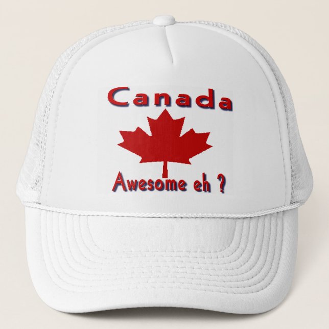 Boné chapéu de malha canadense incrível (Frente)