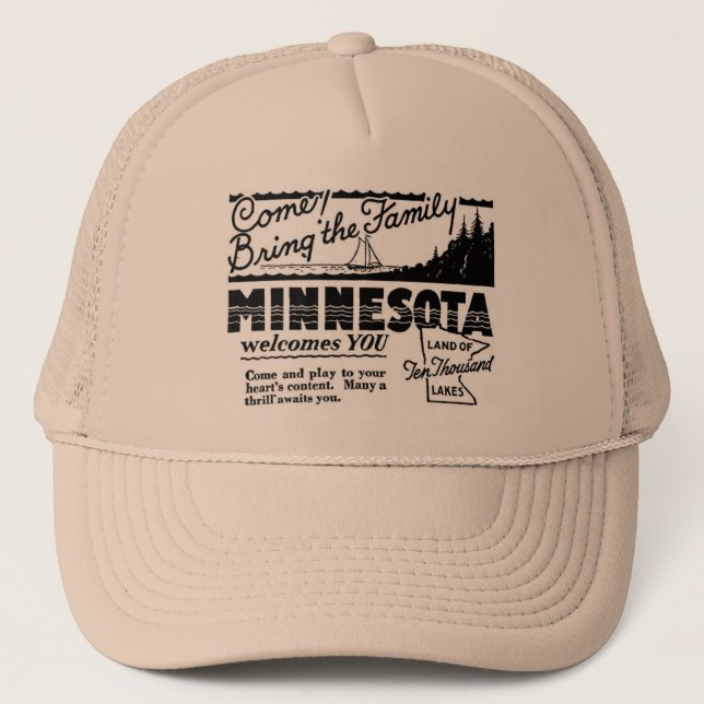 Boné Chapéu de Minnesota (Frente)