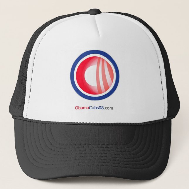 Boné chapéu de ObamaCubs08.com (Frente)