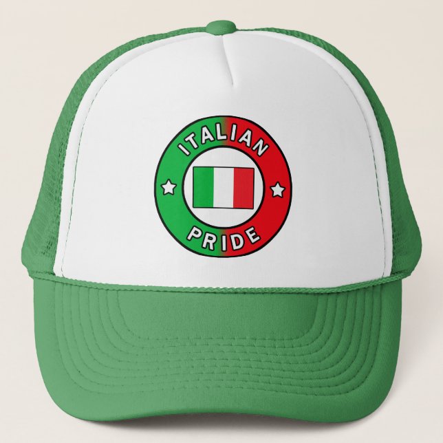 Boné Chapéu de Orgulho Italiano (Frente)