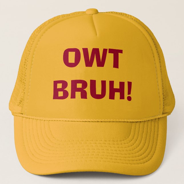 Boné Chapéu de Owt Bruh - personalizado (Frente)