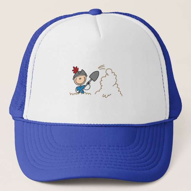 Boné Chapéu de Pirata para Escavação (Frente)
