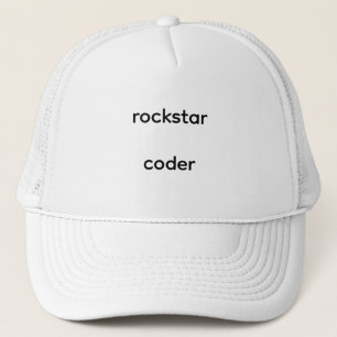 Boné chapéu de programador rockstar