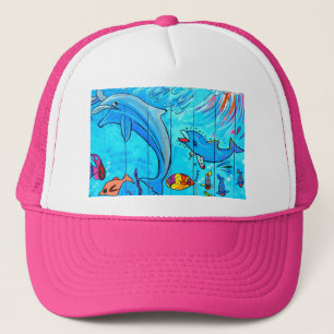 Boné chapéu de riso dos golfinhos
