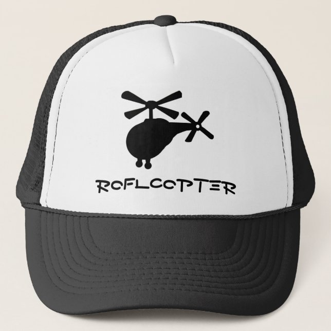 Boné Chapéu de ROFLCOPTER (Frente)