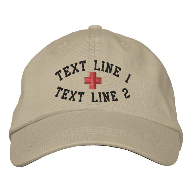 Boné Chapéu de Segurança Personalizado com 2 Linhas de  (Frente)
