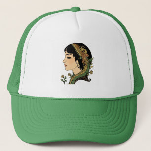 Boné Chapéu de Senhora com Cabelo de Dragão Gorro de