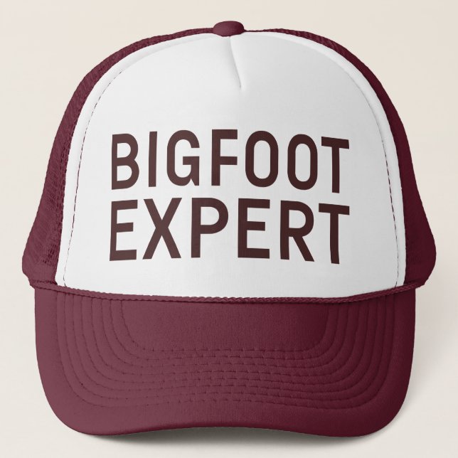 Boné chapéu de slogan BIGFOT EXPERT (Frente)